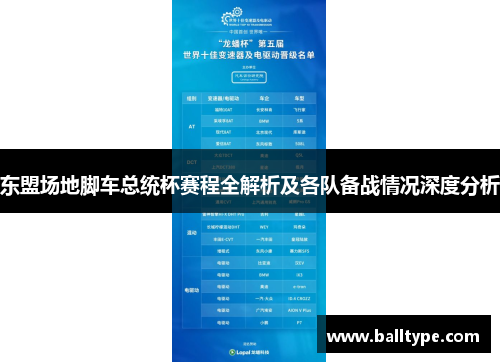 东盟场地脚车总统杯赛程全解析及各队备战情况深度分析